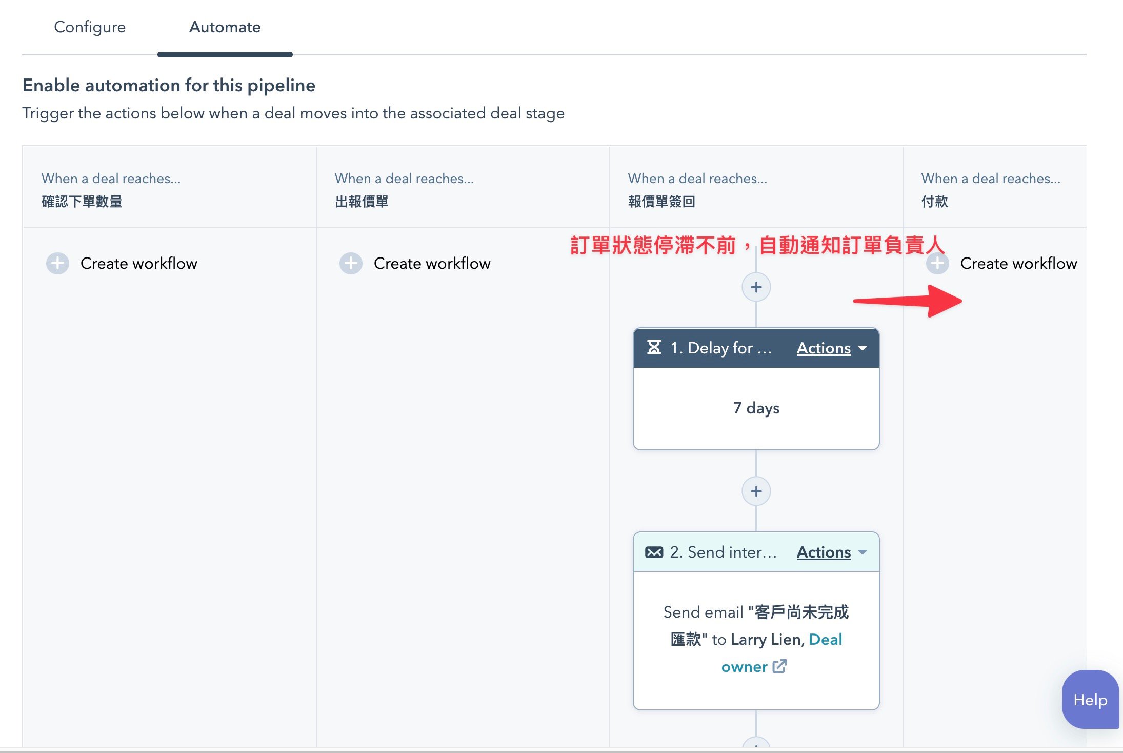 CRM sales pipeline automation