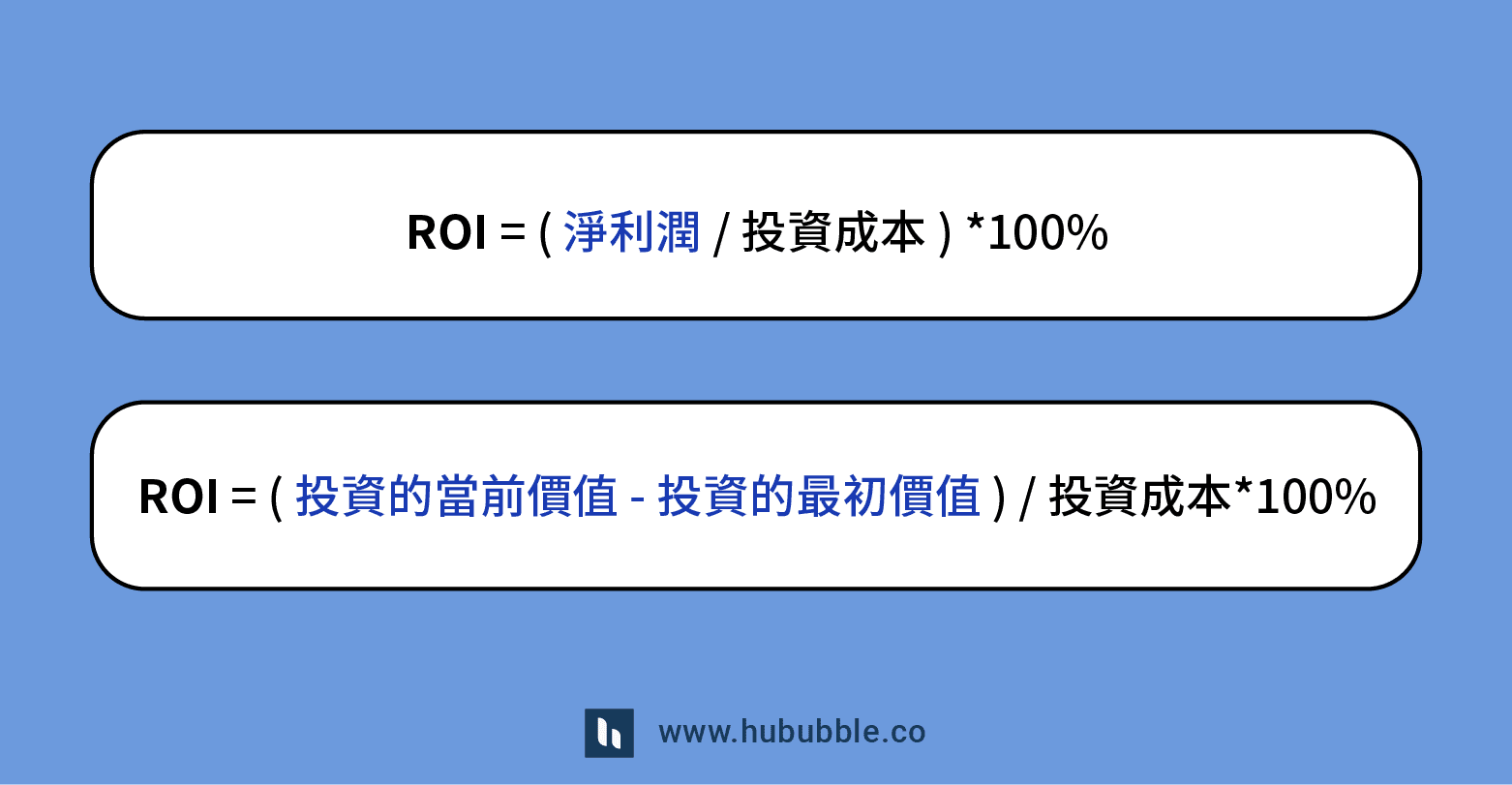 ROI 公式