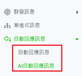自動回應與AI自動回應